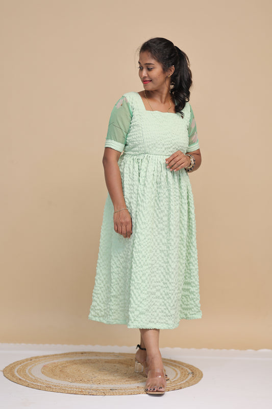 Mintpopcorndress