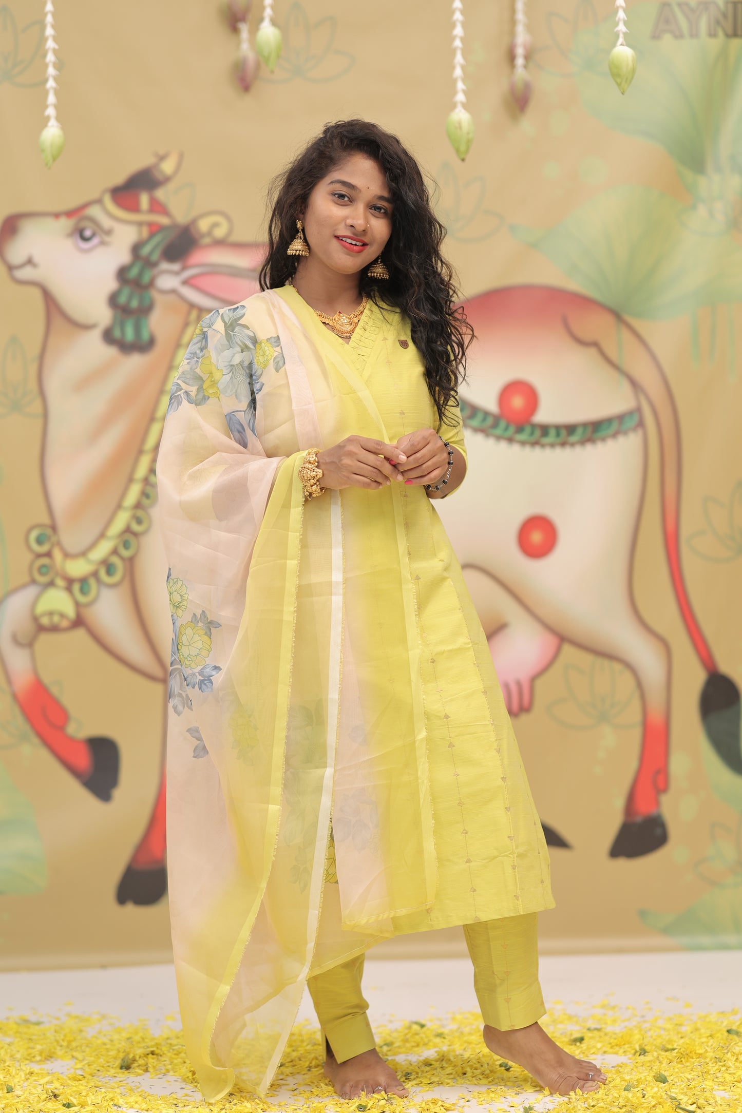 Niranjana/yellow-chanderi