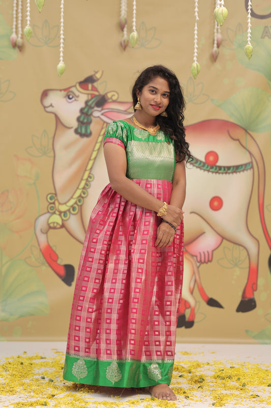 Kanmani-pink/green