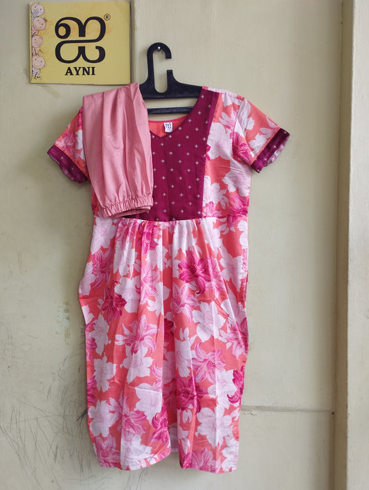 Peach salwar suit