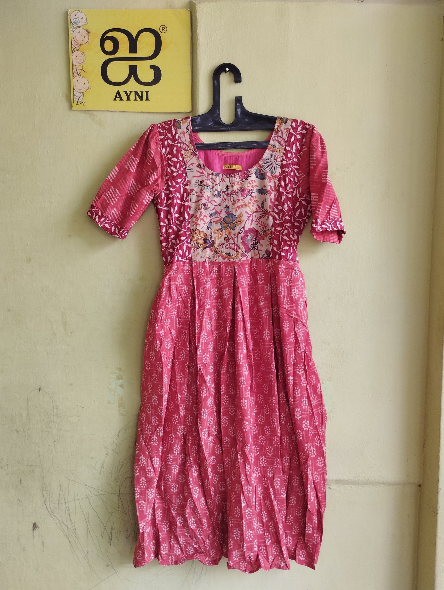 Red cotton frock