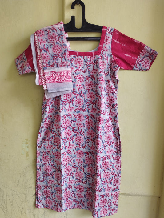 CS1 top with dupatta