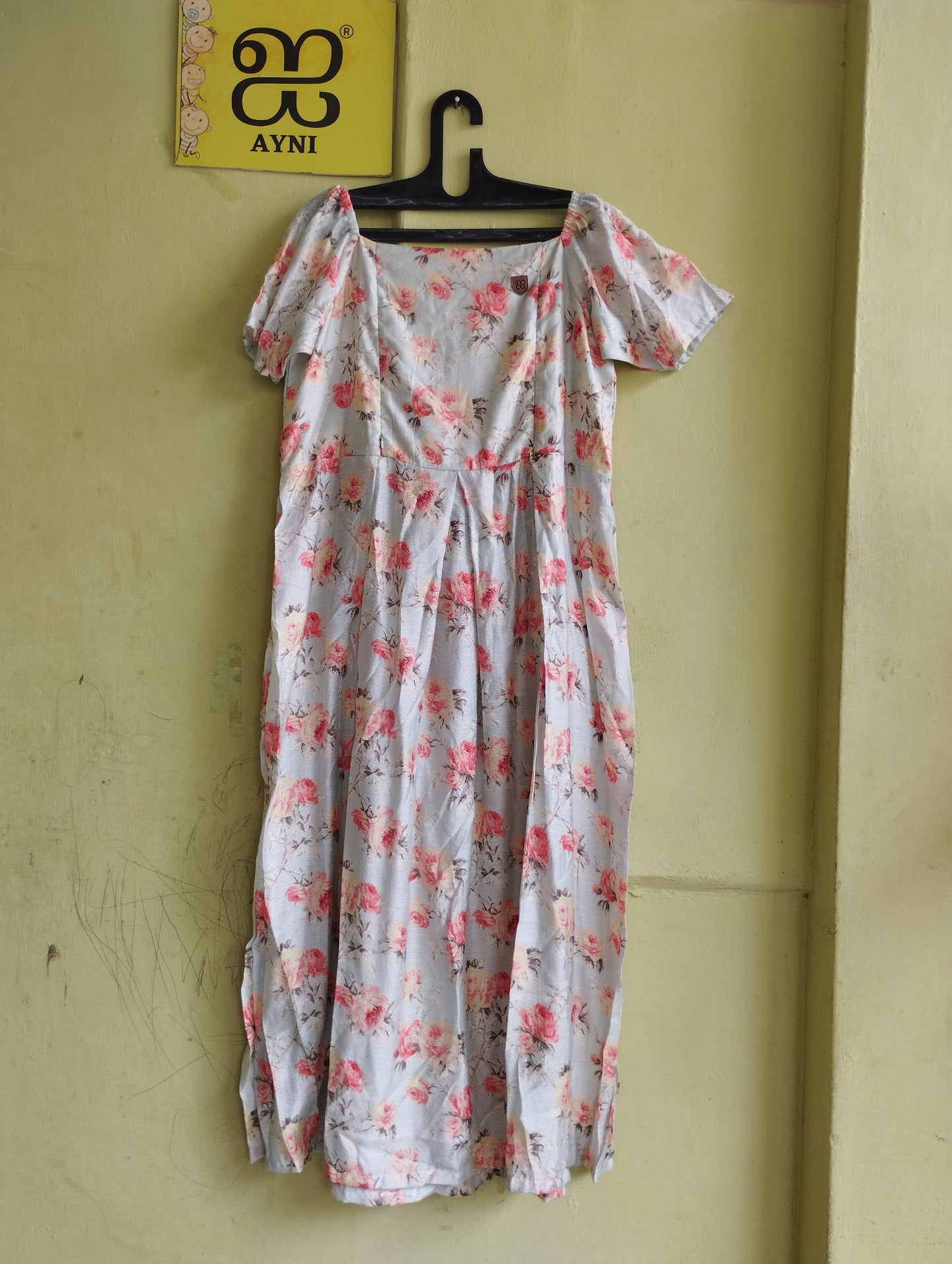 Muslin floral frock