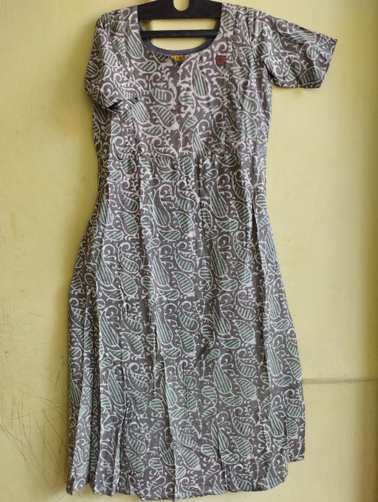 CS1 green cotton frock